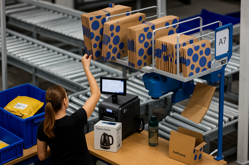 Max Fulfilment warehouse team working